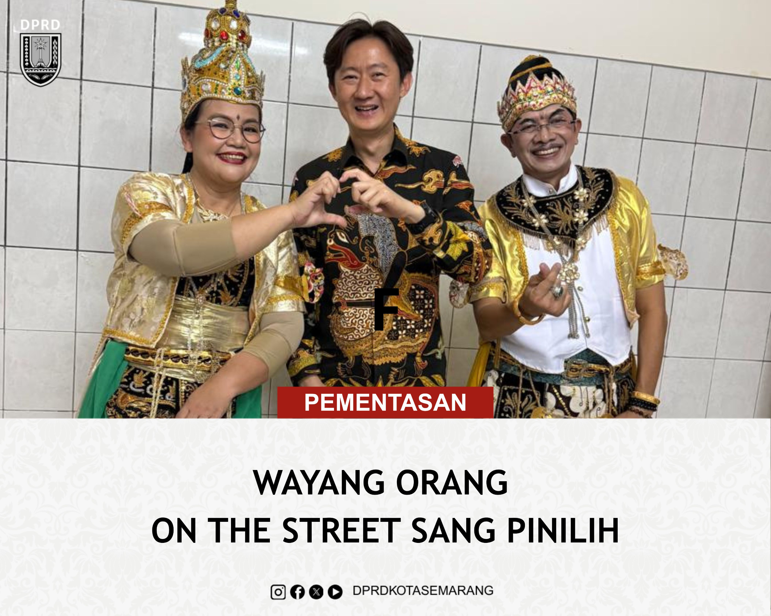 Image Berita Pementasan Wayang Orang on The Street Sang Pinilih 1